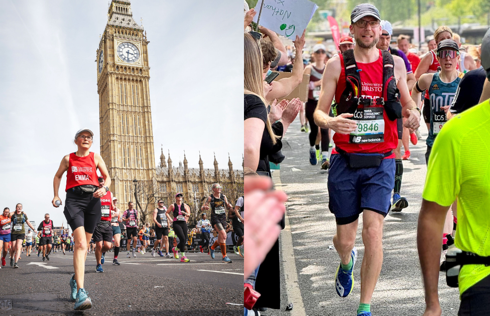Two Bristol alumni running